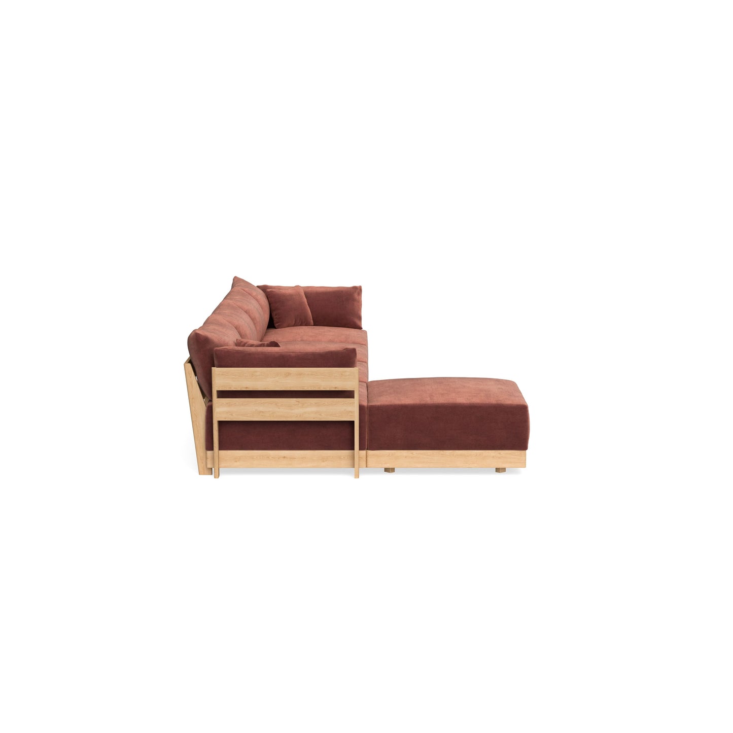 Slipcover Only - Modular Bondi 4-Seater Sectional in Spice