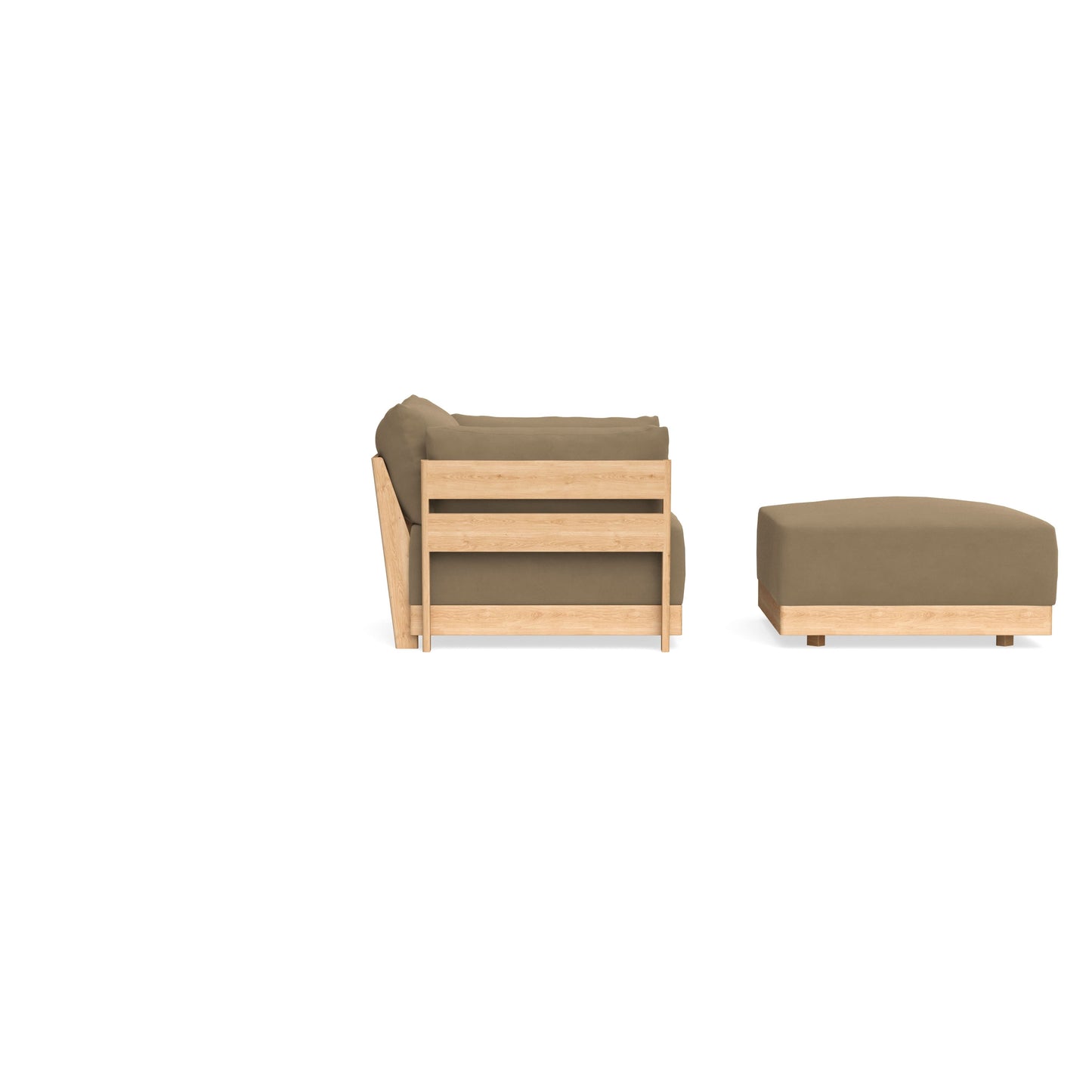 Slipcover Only - Modular Bondi Armchair + Ottoman in Macchiato