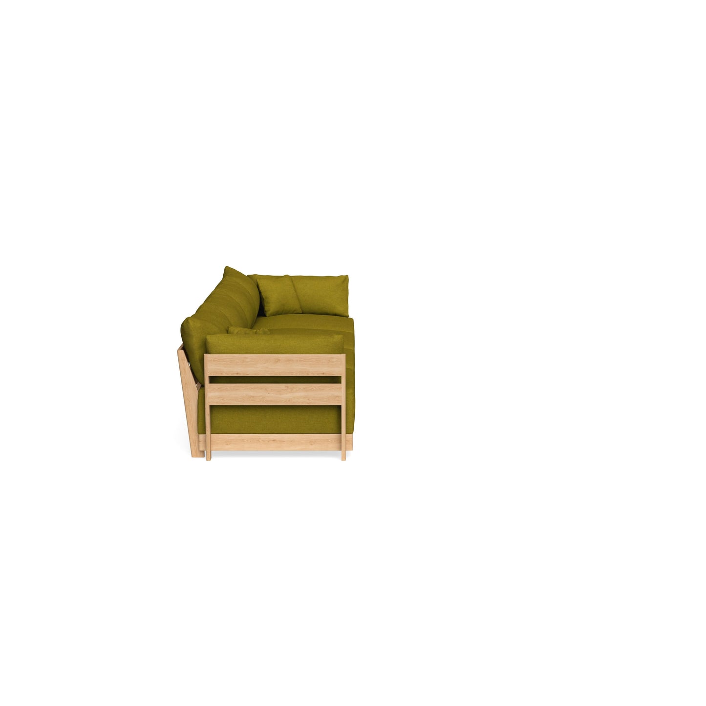 Slipcover Only - Modular Bondi 4-Seater Sofa in Olive Green