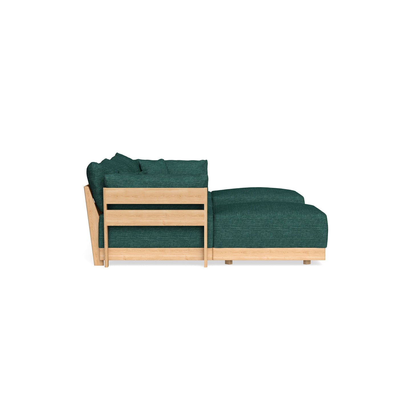 Slipcover Only - Modular Bondi 3-Seater U-Sectional in Forest Green