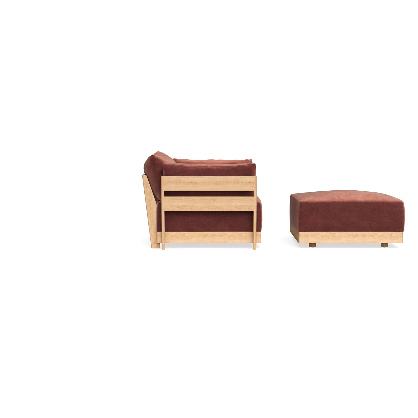 Slipcover Only - Modular Bondi Armchair + Ottoman in Spice