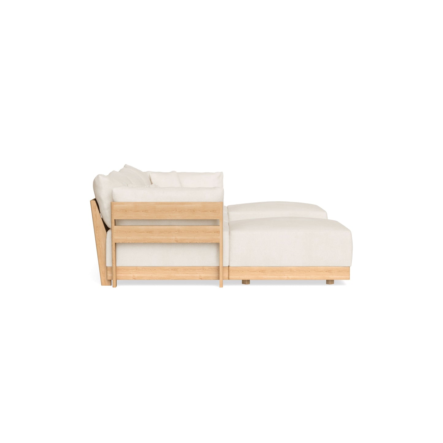 Slipcover Only - Modular Bondi 3-Seater U-Sectional in Powder