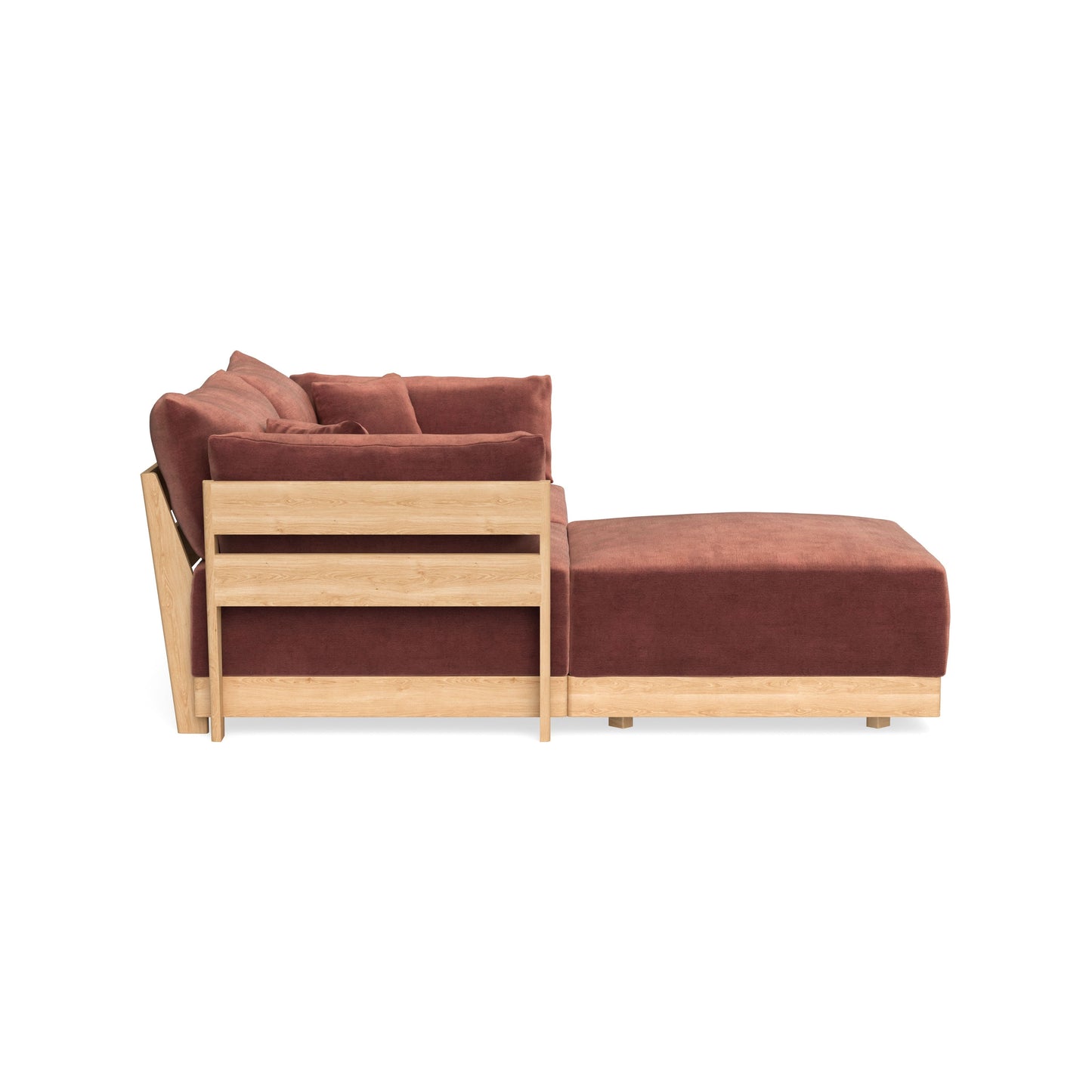 Slipcover Only - Modular Bondi 2-Seater Sectional in Spice