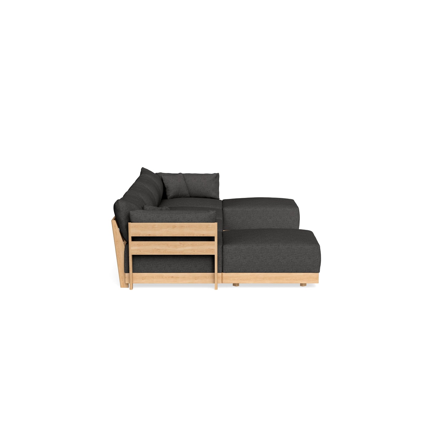Slipcover Only - Modular Bondi 4-Seater U-Sectional in Graphite