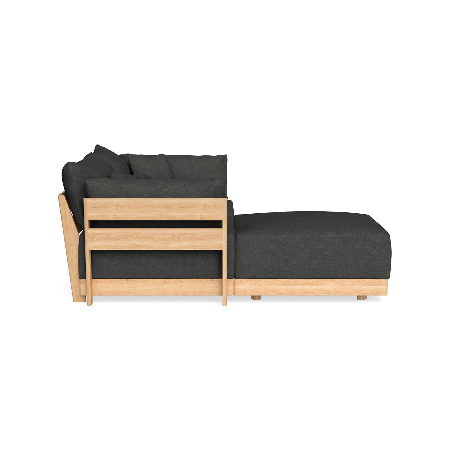 Slipcover Only - Modular Bondi 2-Seater Sectional in Raven Gray