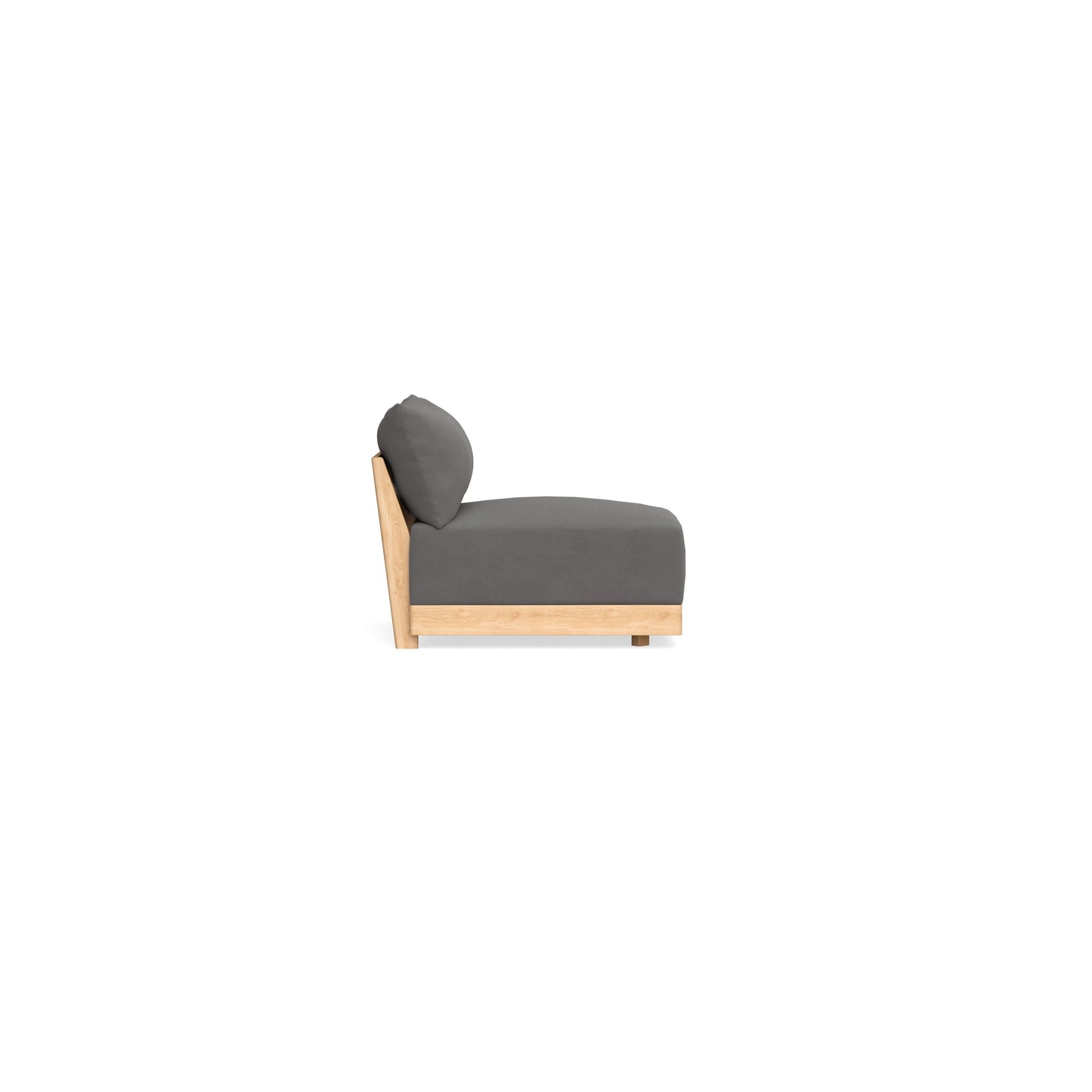 Slipcover Only - Modular Bondi Armless Chair in Burnt Ember