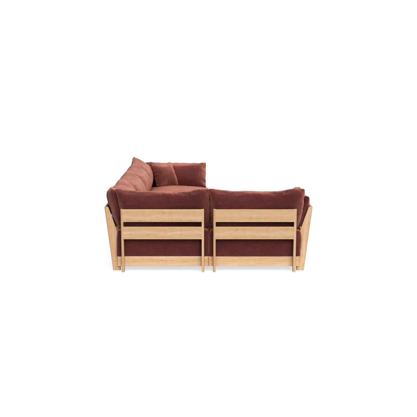 Slipcover Only - Modular Bondi 5-Seater L-Sectional in Spice