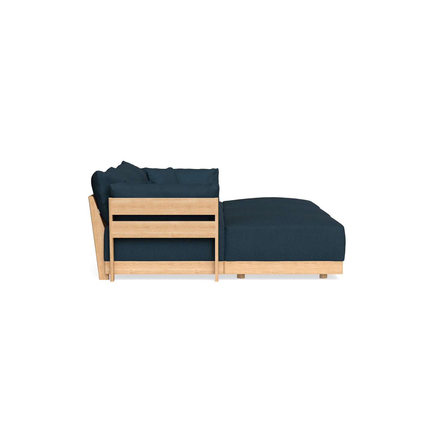 Slipcover Only - Modular Bondi 3-Seater Daybed Sofa Sectional in Navy Blue