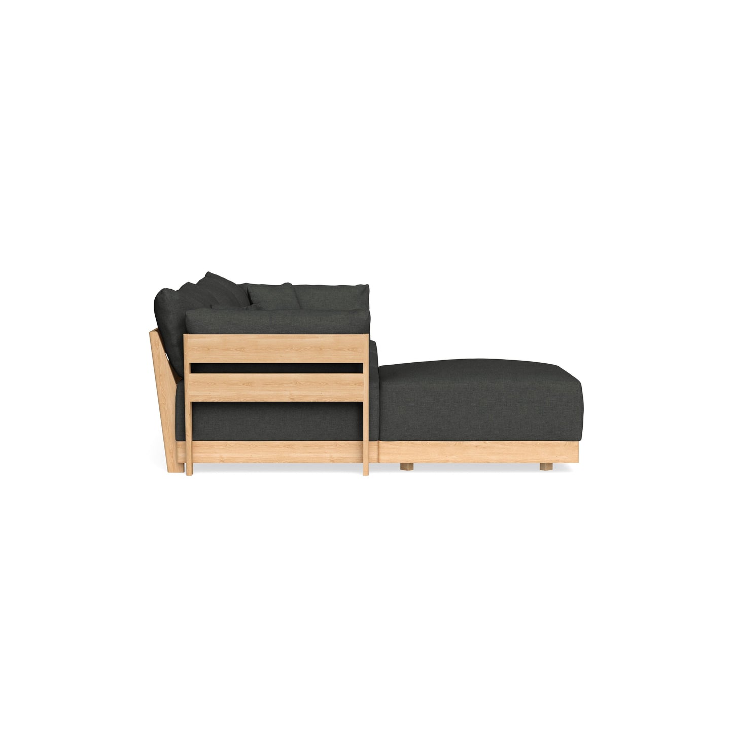 Slipcover Only - Modular Bondi 3-Seater Sectional in Raven Gray