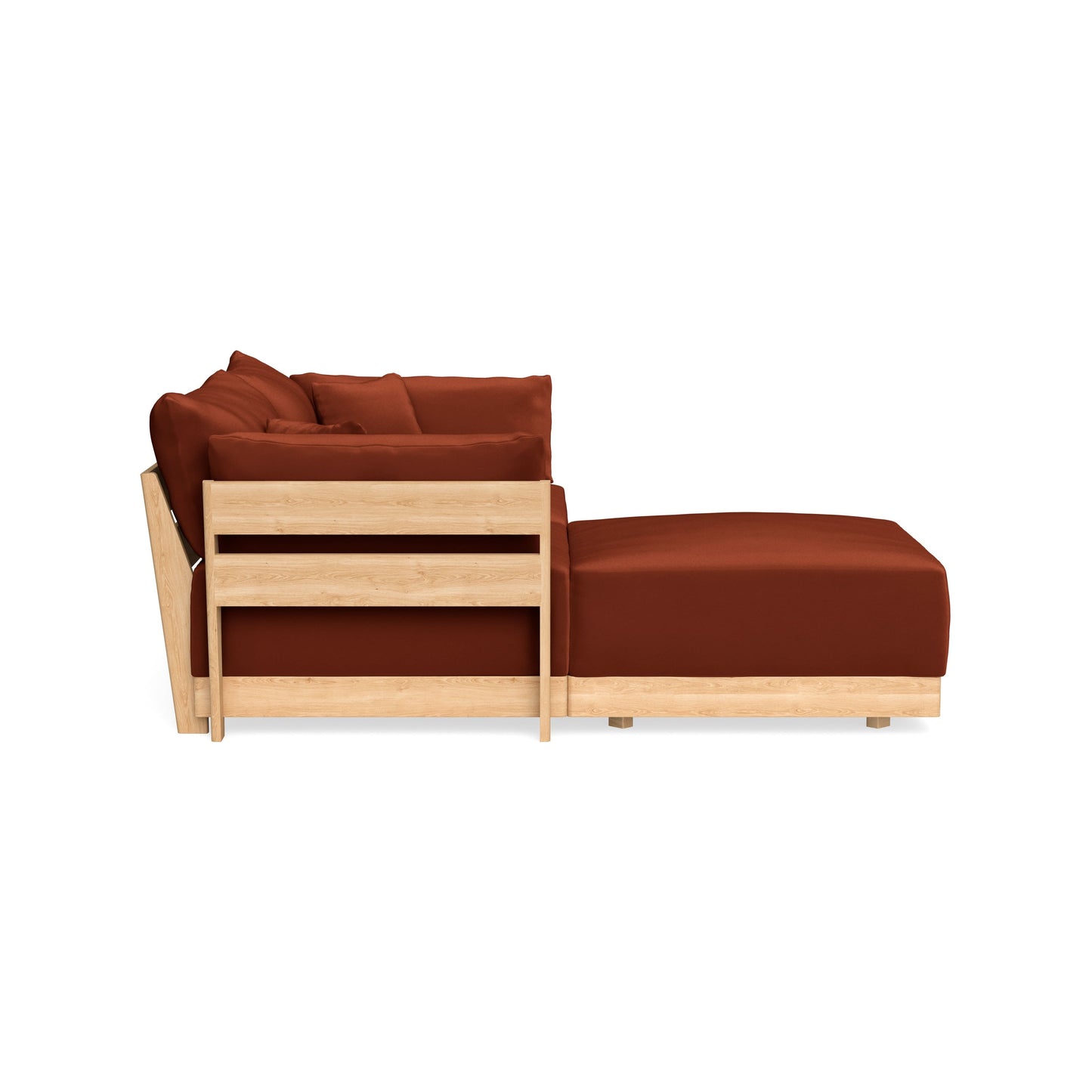 Slipcover Only - Modular Bondi 2-Seater Sectional in Rust