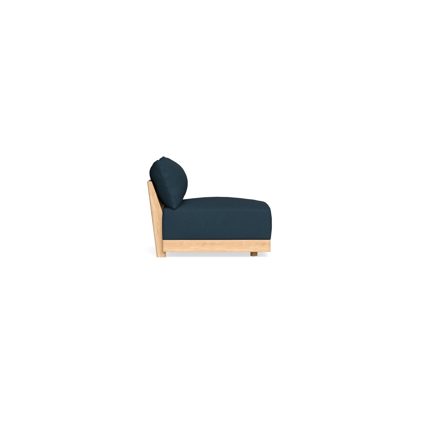 Slipcover Only - Modular Bondi Armless Chair in Navy Blue