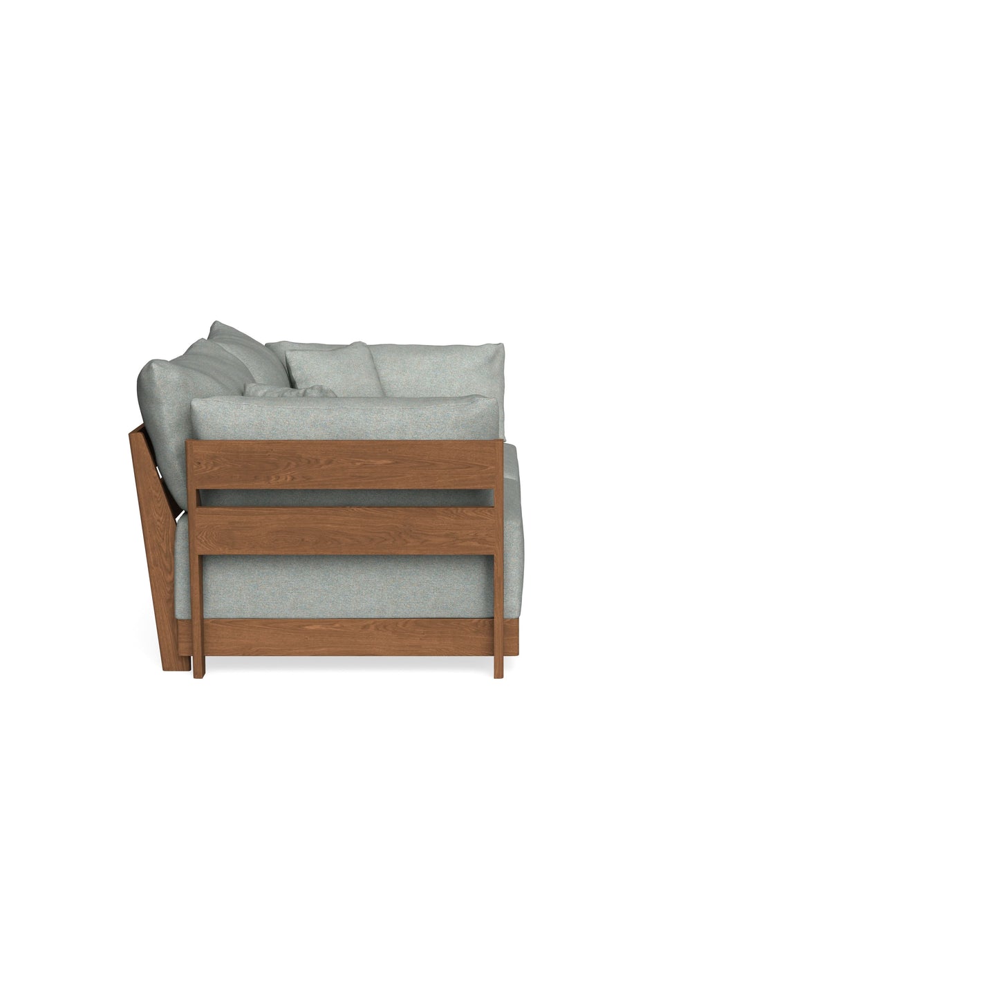 Modular Bondi Espresso 2-Seater Sofa in Spa | Memory Foam Blend