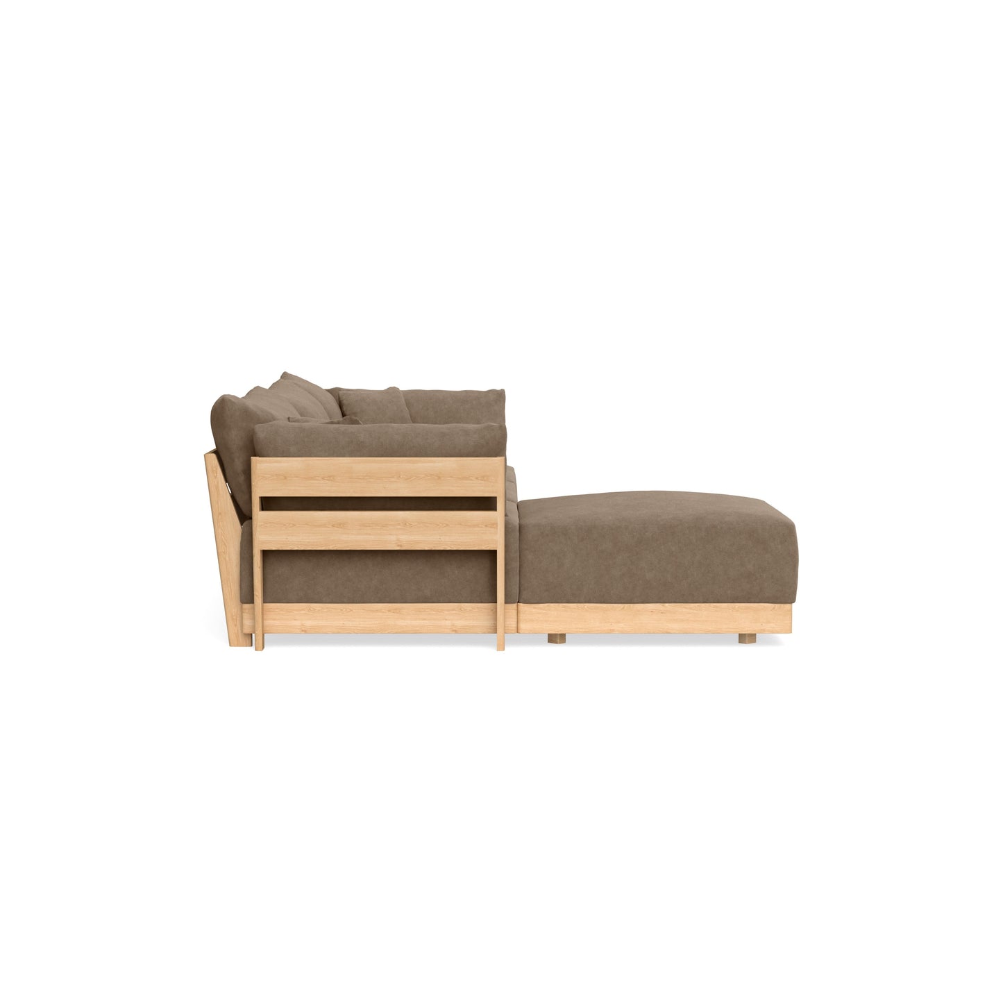 Slipcover Only - Modular Bondi 3-Seater Sectional in Coffee
