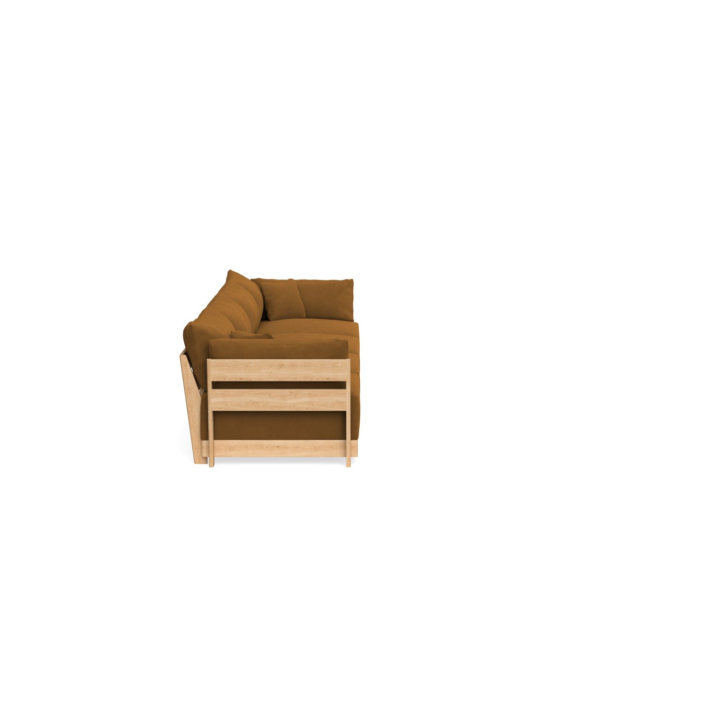 Slipcover Only - Modular Bondi 4-Seater Sofa in Cognac