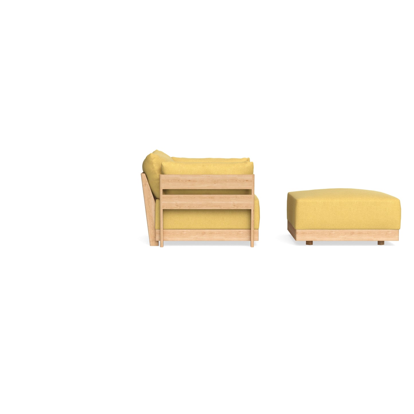 Slipcover Only - Modular Bondi Armchair + Ottoman in Goldenrod