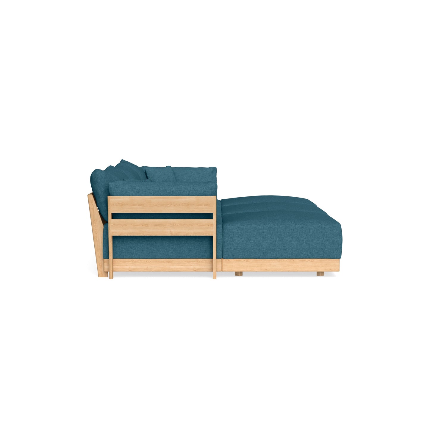 Slipcover Only - Modular Bondi 3-Seater Daybed Sofa Sectional in Aegean Blue