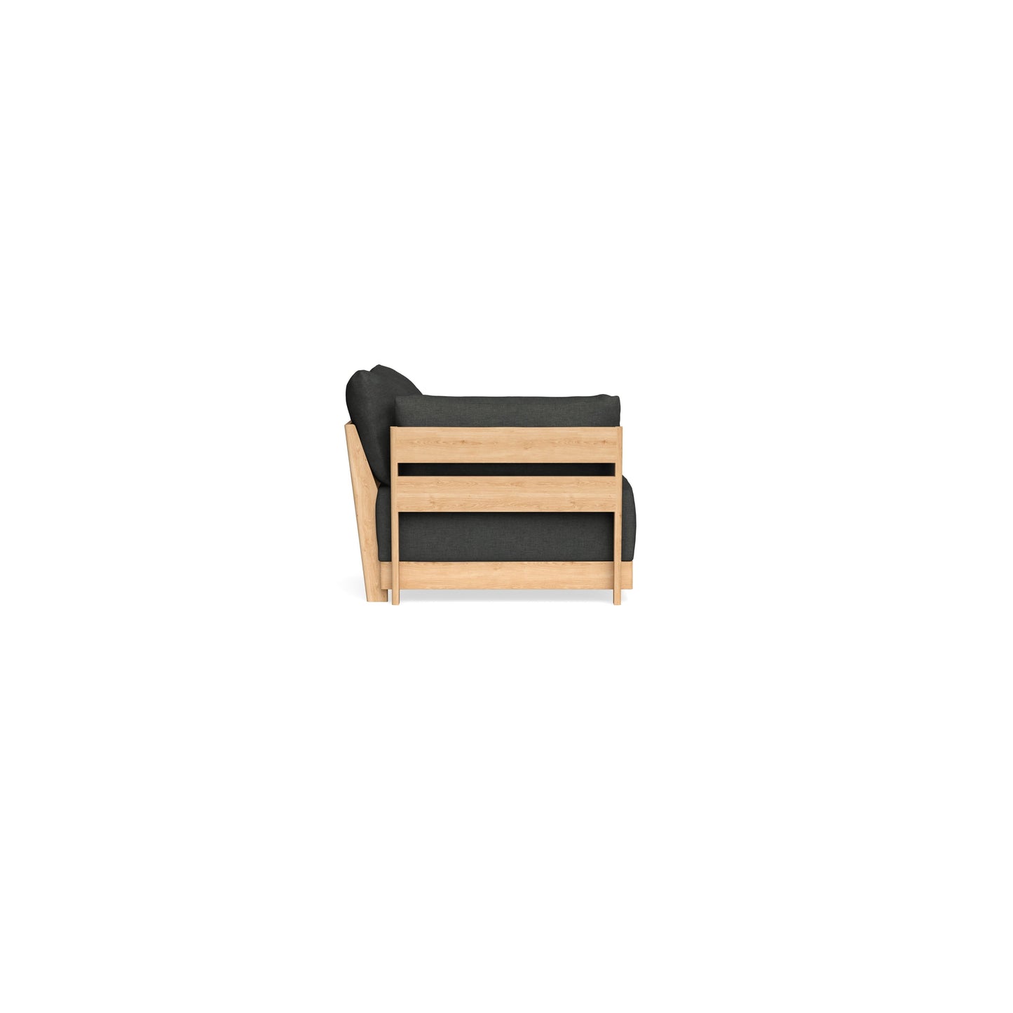 Slipcover Only - Modular Bondi End Chair in Raven Gray