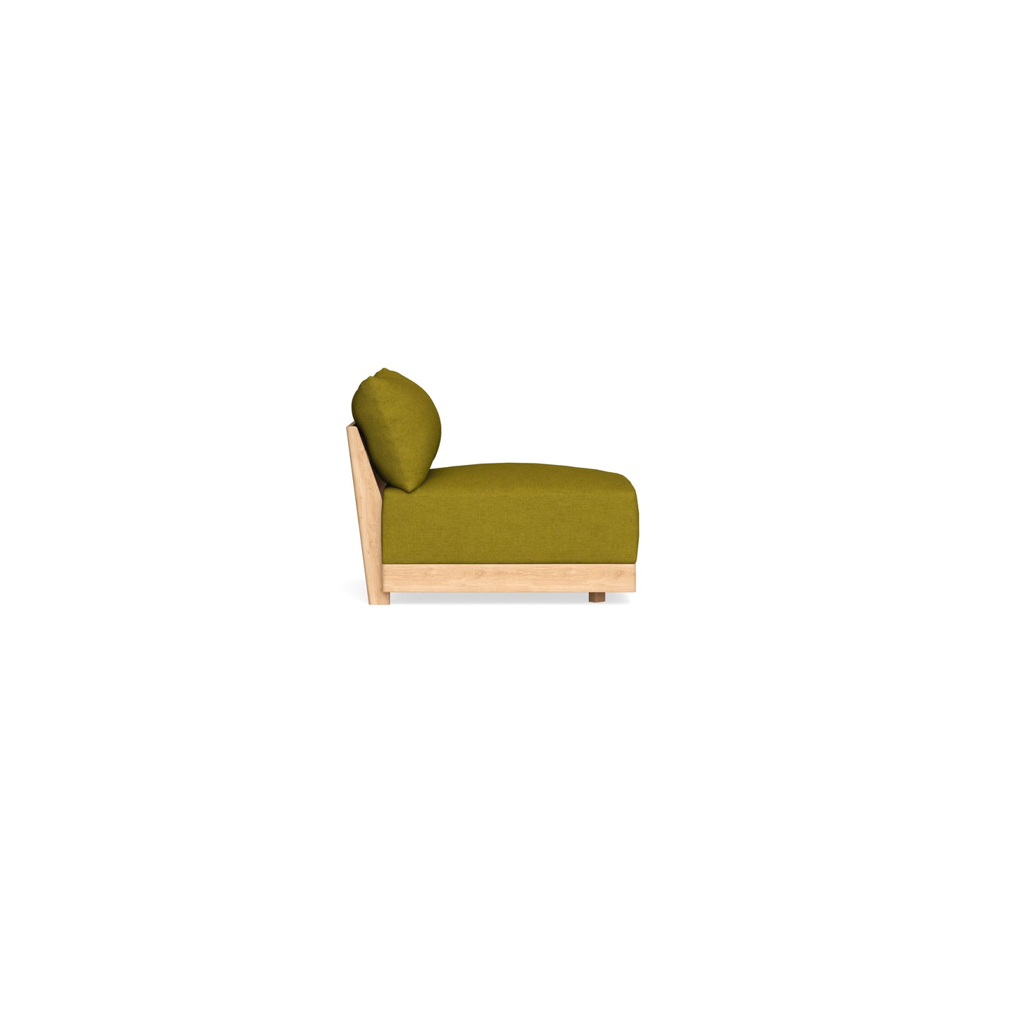 Slipcover Only - Modular Bondi Armless Chair in Olive Green