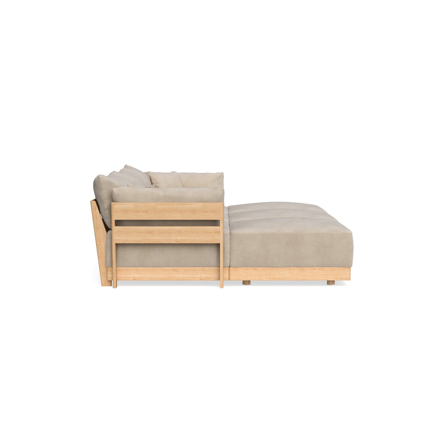 Slipcover Only - Modular Bondi 3-Seater Daybed Sofa Sectional in Oyster