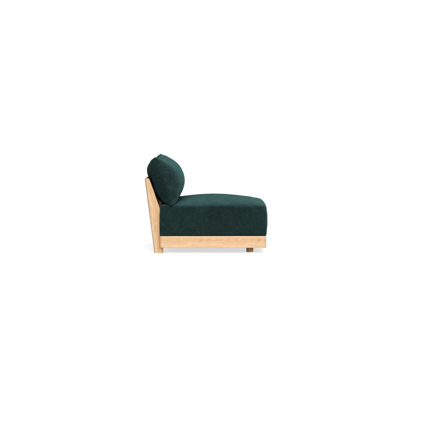 Slipcover Only - Modular Bondi Armless Chair in Harbor Blue