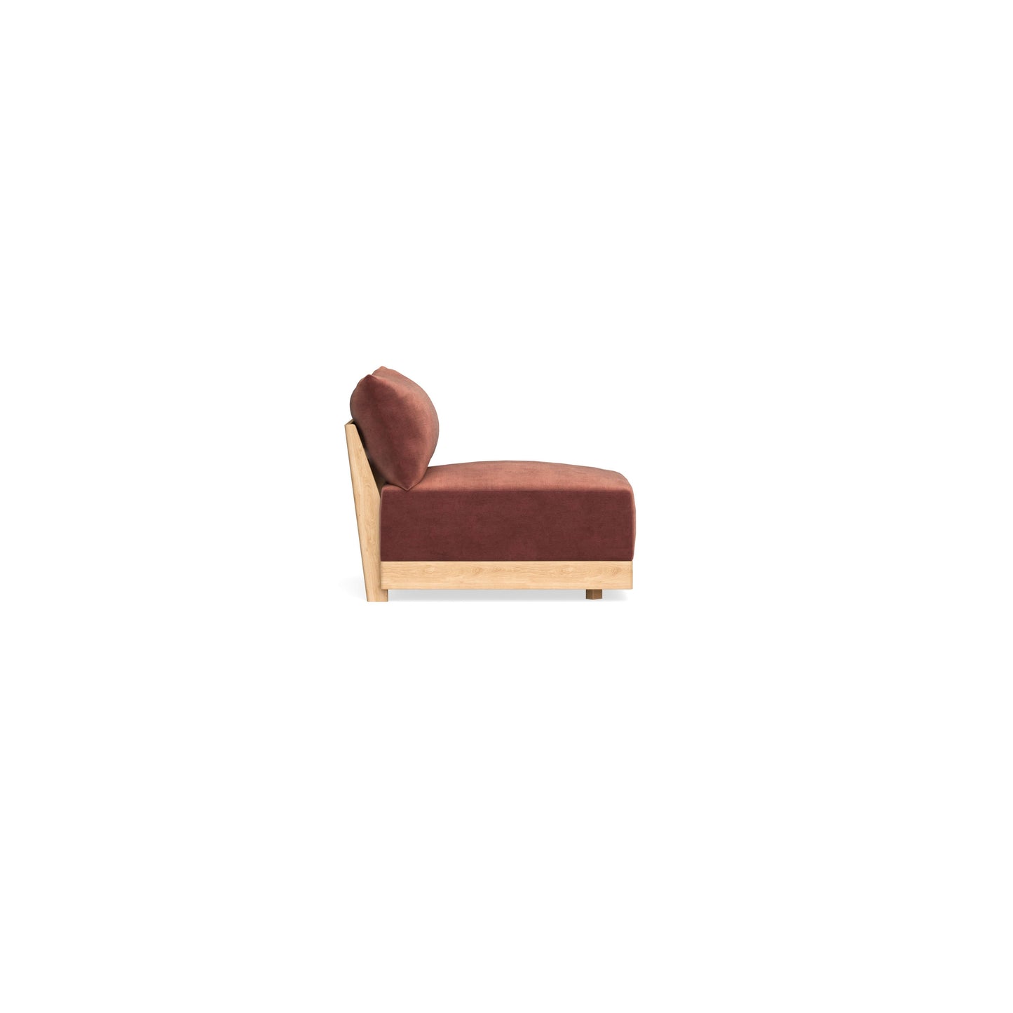 Slipcover Only - Modular Bondi Armless Chair in Spice