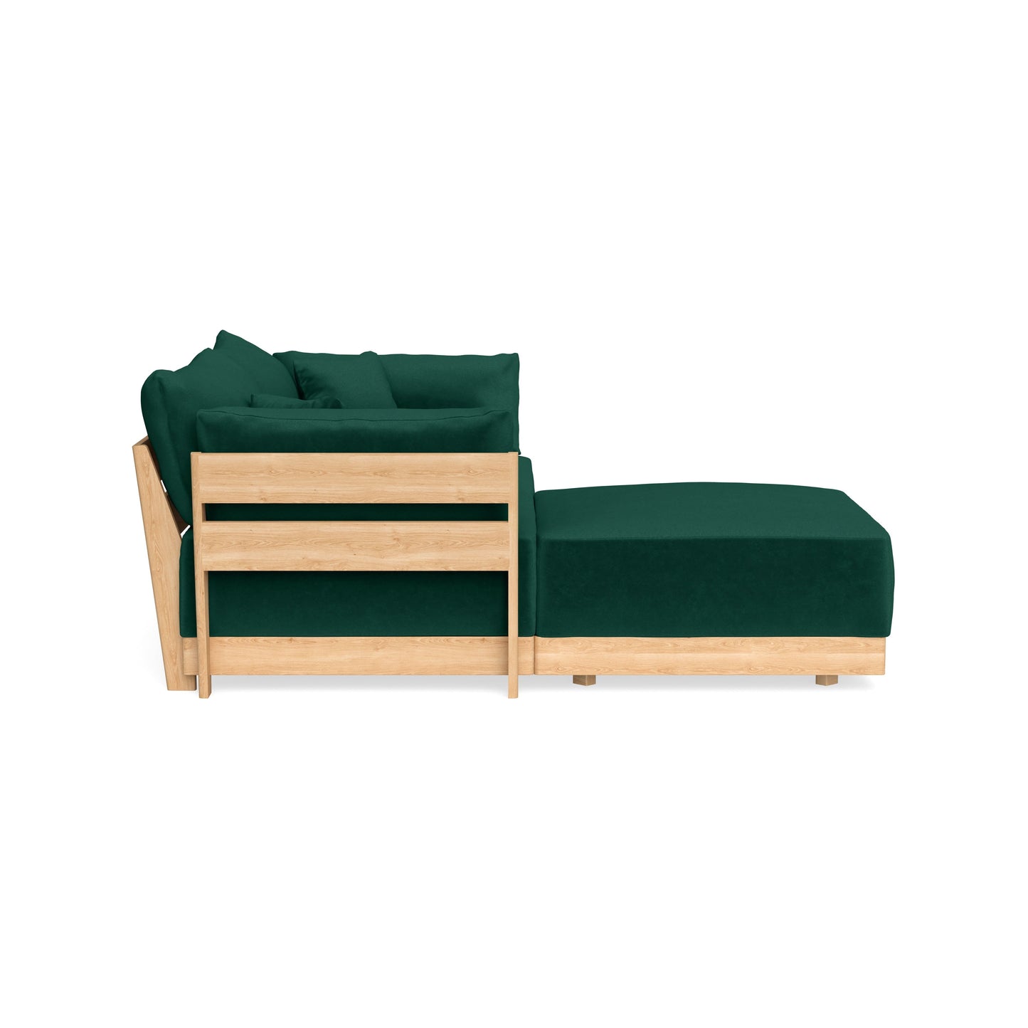 Slipcover Only - Modular Bondi 2-Seater Sectional in Evergreen