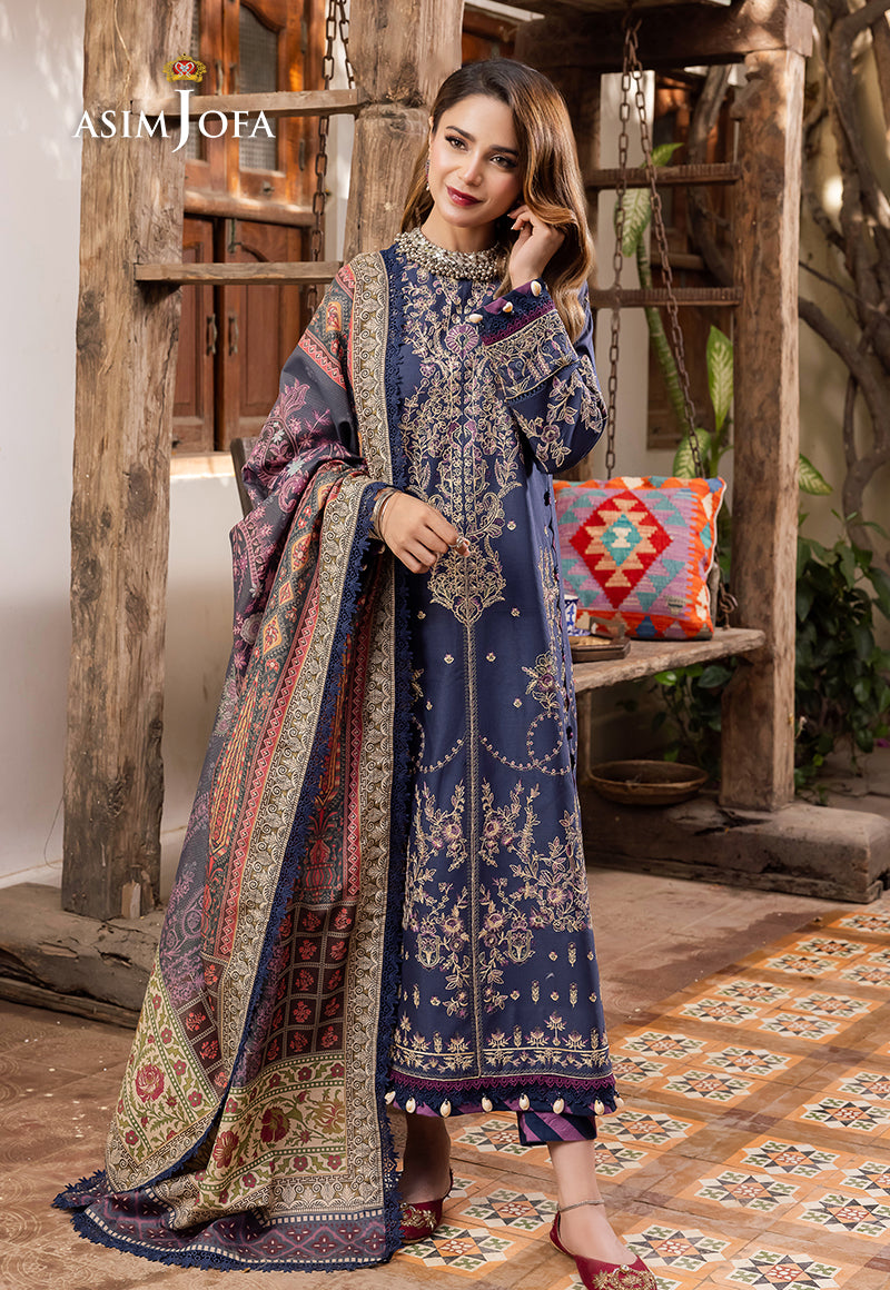 AJRW-31 EMBROIDERED PREMIUM WINTER COTTON 3 PCS