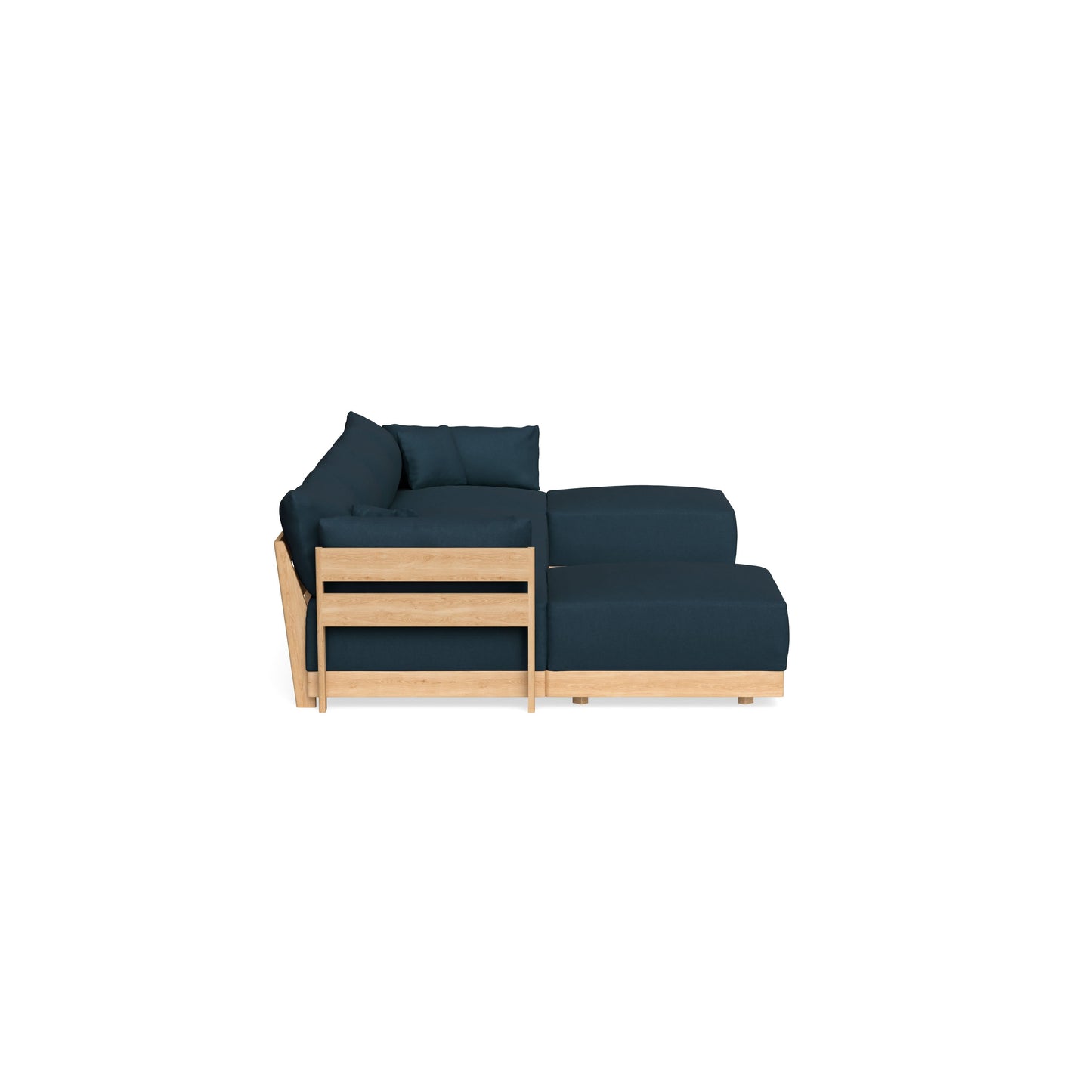 Slipcover Only - Modular Bondi 4-Seater U-Sectional in Navy Blue