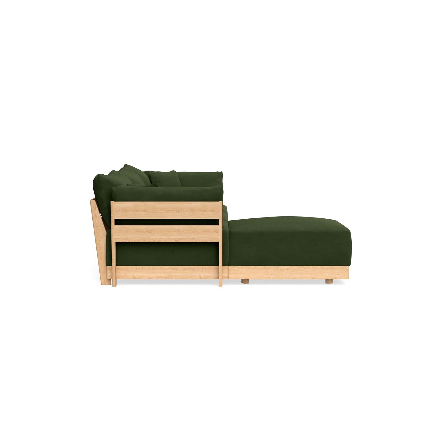Slipcover Only - Modular Bondi 3-Seater Sectional in Tuscan Green