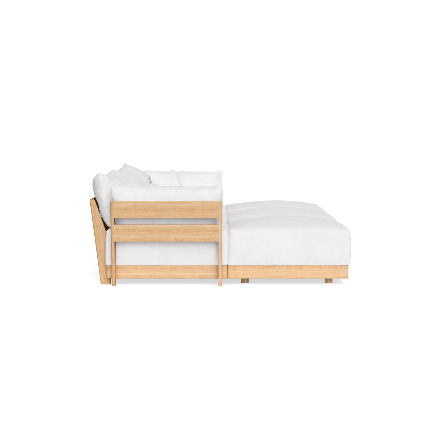 Slipcover Only - Modular Bondi 3-Seater Daybed Sofa Sectional in Snow