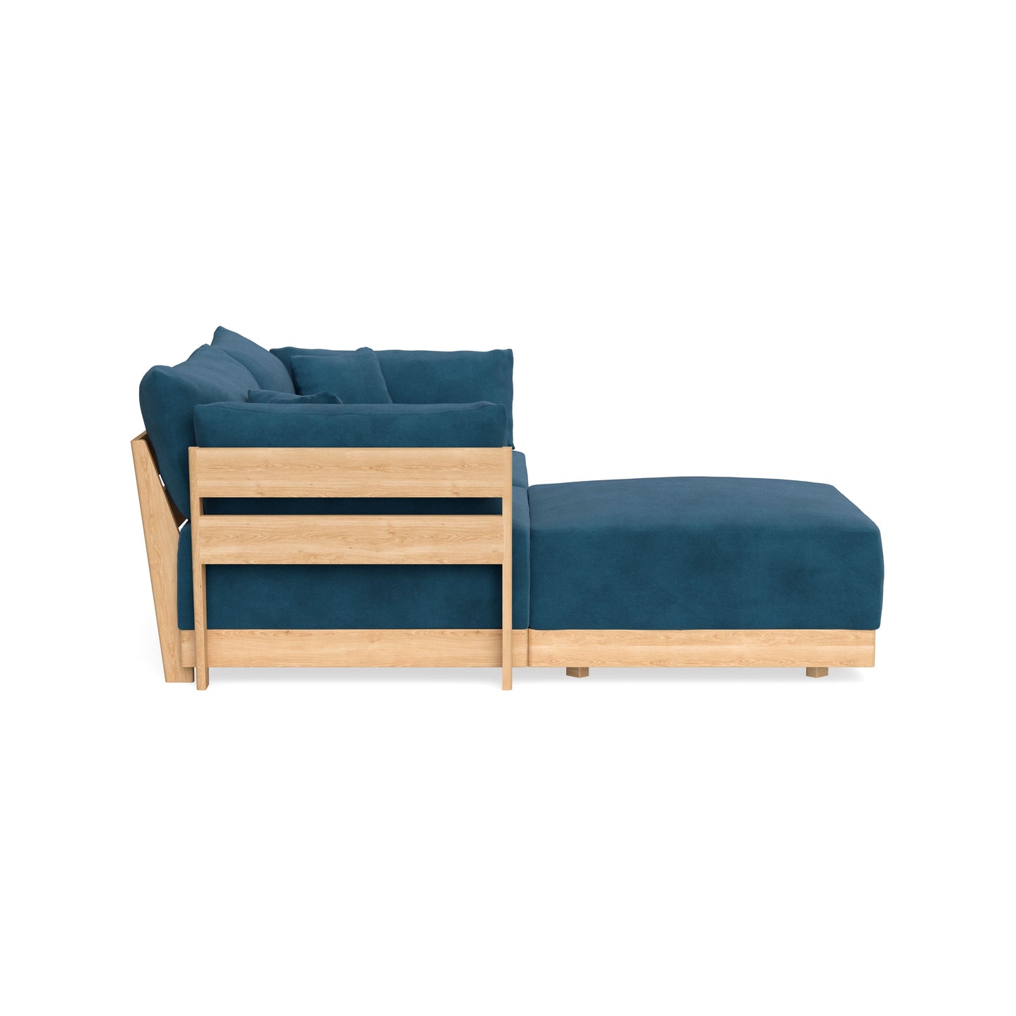 Slipcover Only - Modular Bondi 2-Seater Sectional in Commodore Blue