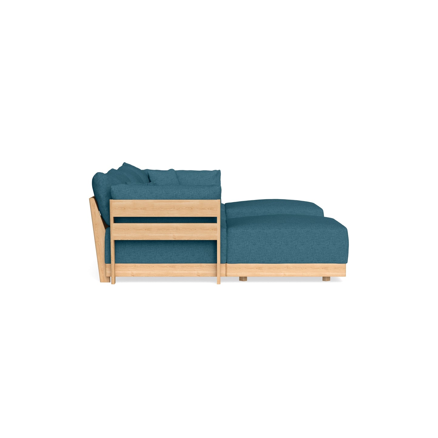 Slipcover Only - Modular Bondi 3-Seater U-Sectional in Aegean Blue