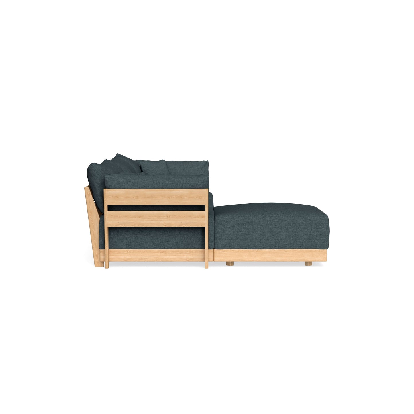 Slipcover Only - Modular Bondi 3-Seater Sectional in Ocean Gray