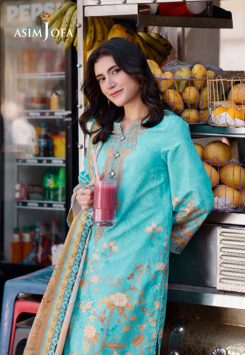 AJPL-02 PRINTED ARABIC LAWN 3 PCS