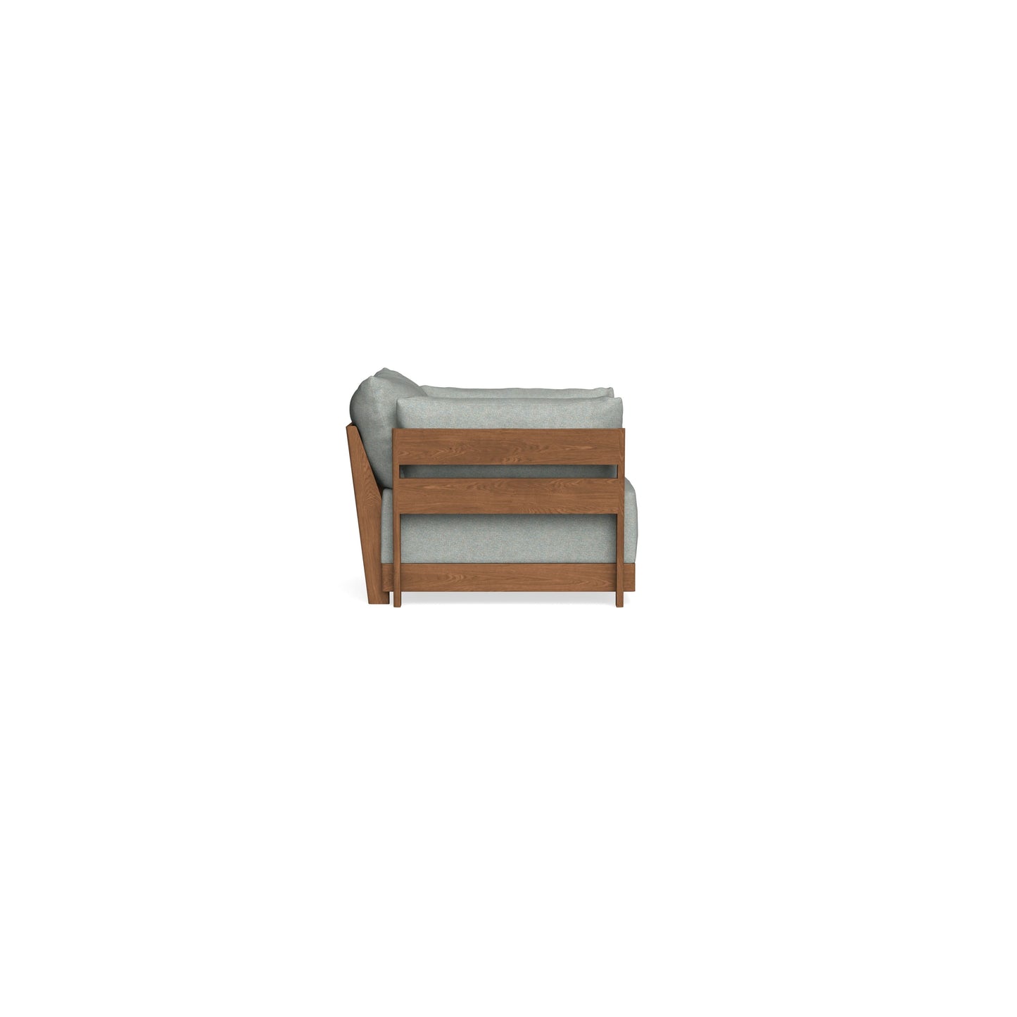 Modular Bondi Espresso Armchair in Spa | Memory Foam Blend