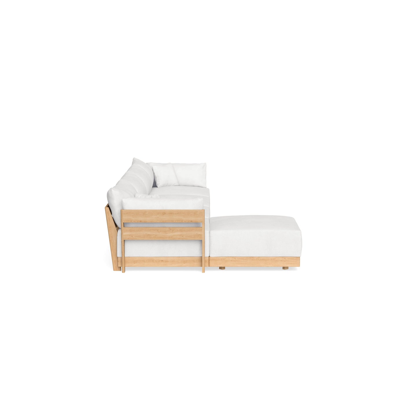 Slipcover Only - Modular Bondi 4-Seater Sectional in Snow