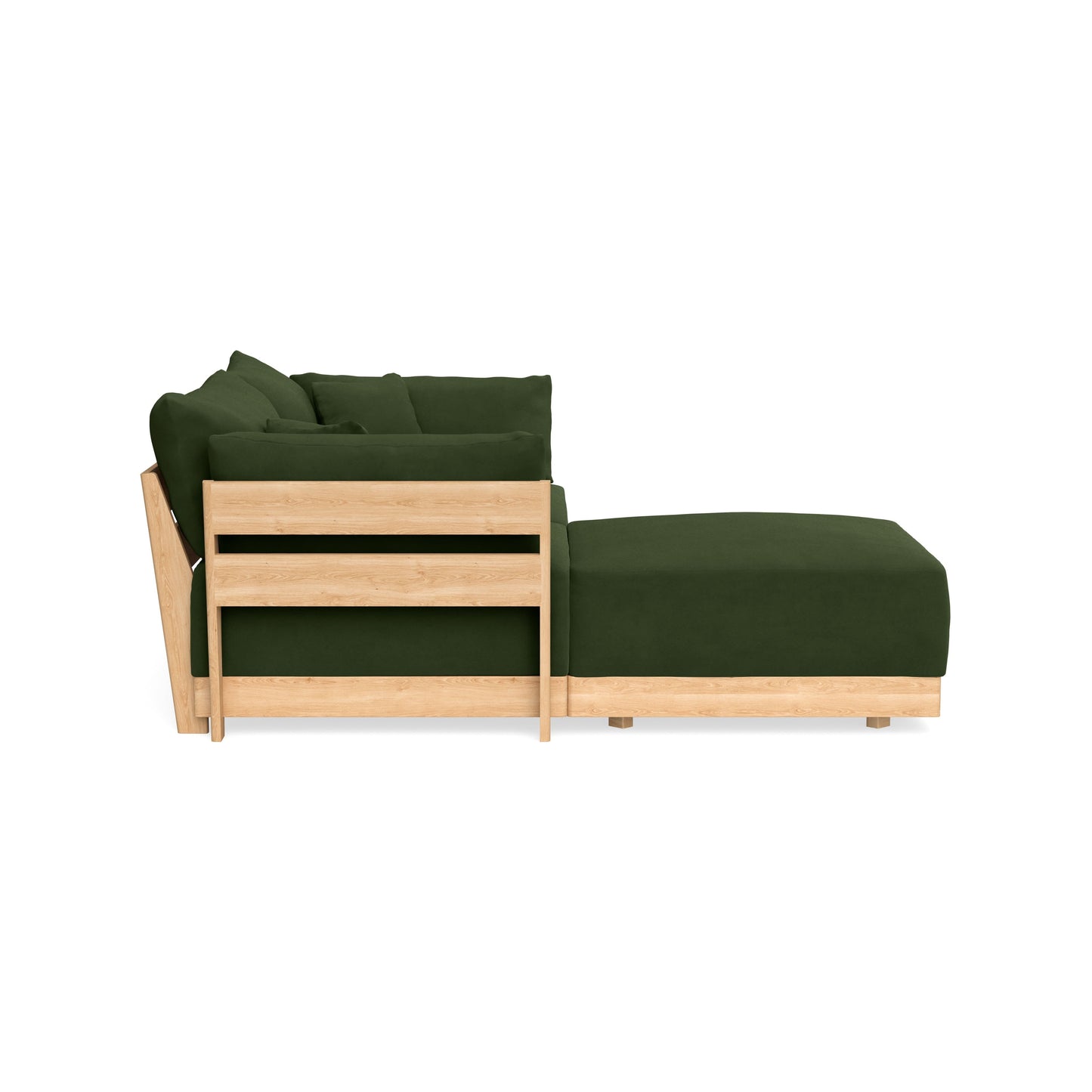 Slipcover Only - Modular Bondi 2-Seater Sectional in Tuscan Green