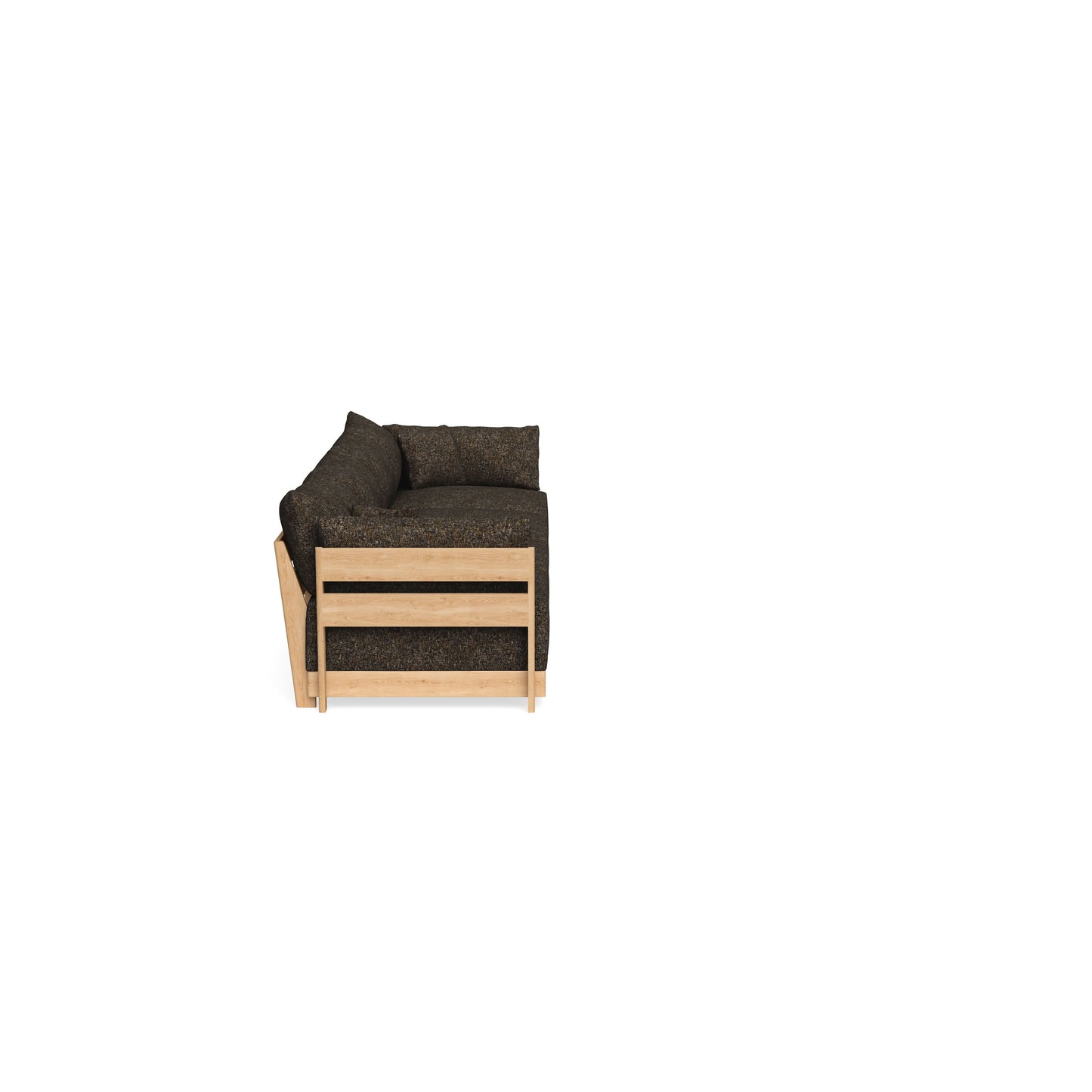 Modular Bondi Latte 4-Seater Sofa in Phantom | Classic Blend