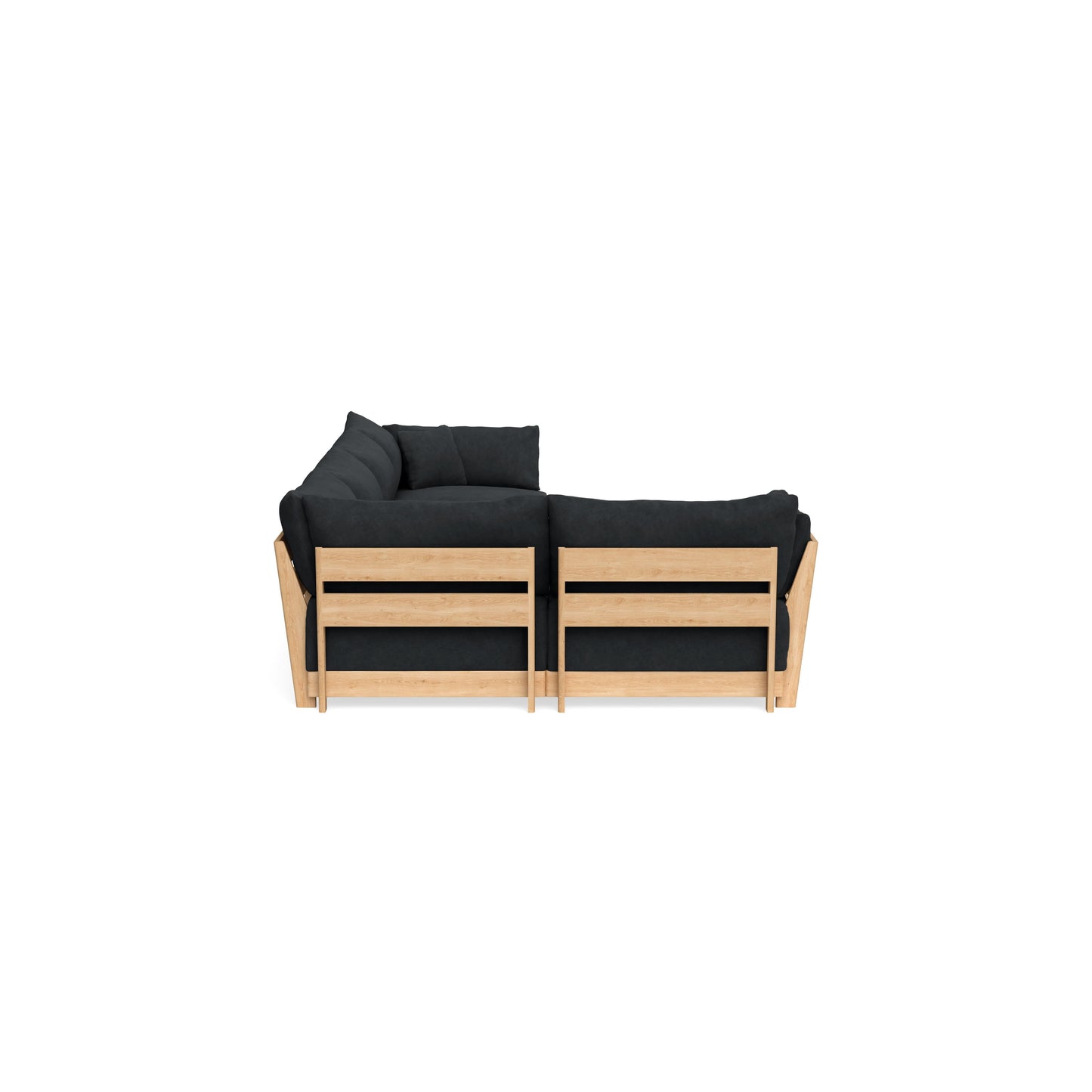 Slipcover Only - Modular Bondi 5-Seater L-Sectional in Coal