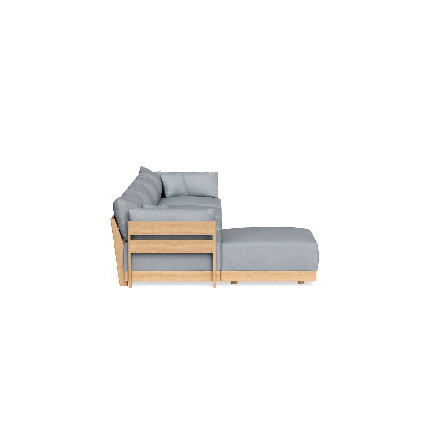 Slipcover Only - Modular Bondi 4-Seater Sectional in Ash