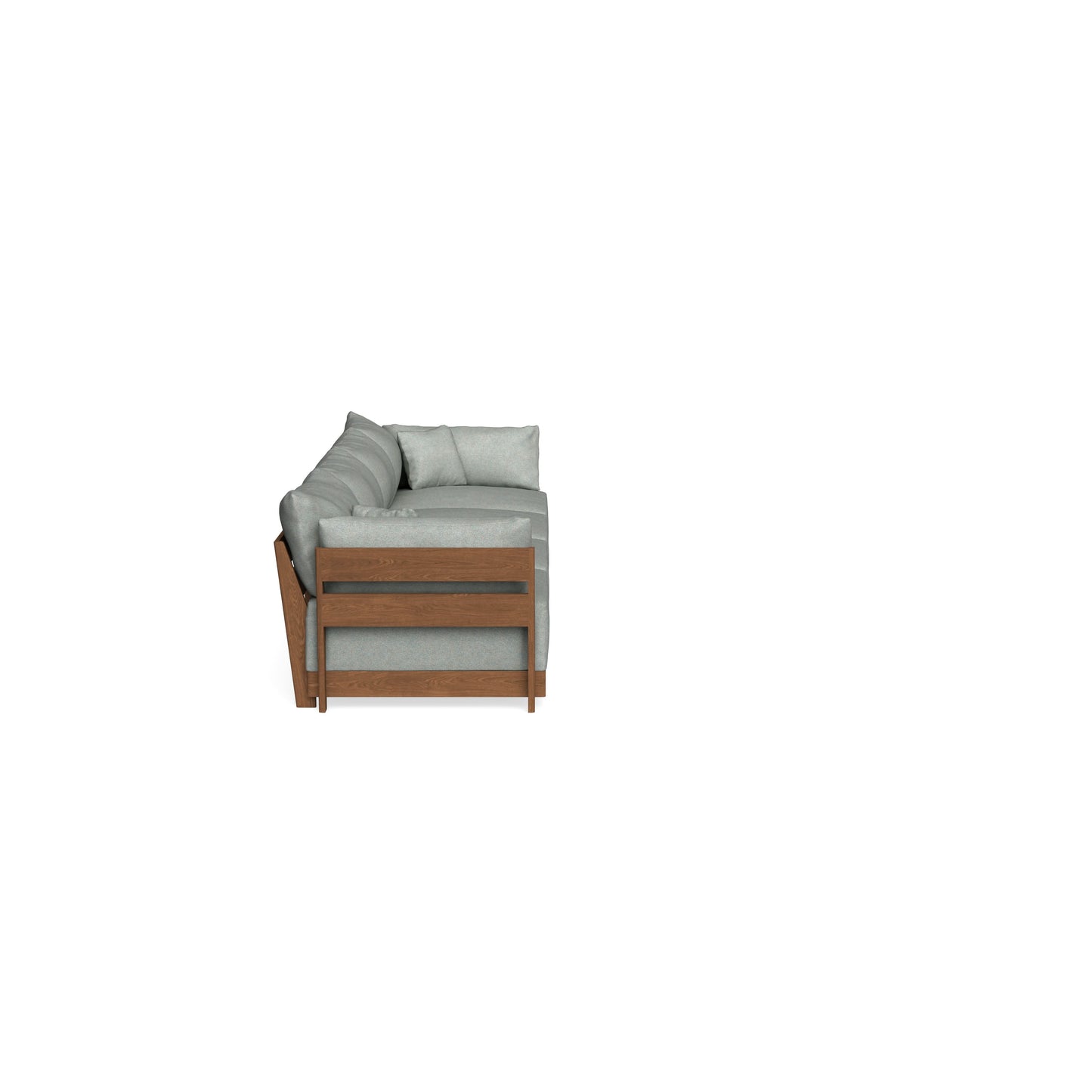 Modular Bondi Espresso 4-Seater Sofa in Spa | Memory Foam Blend