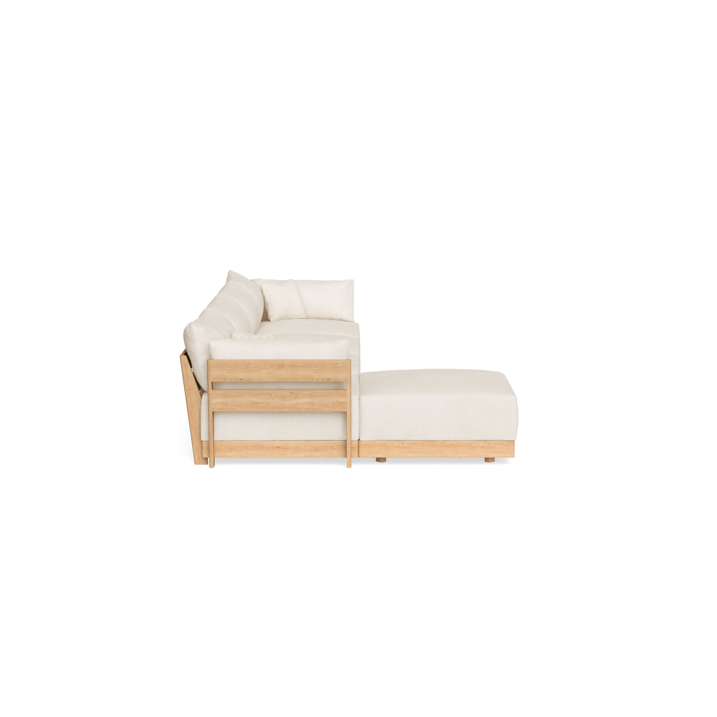 Slipcover Only - Modular Bondi 4-Seater Sectional in Powder