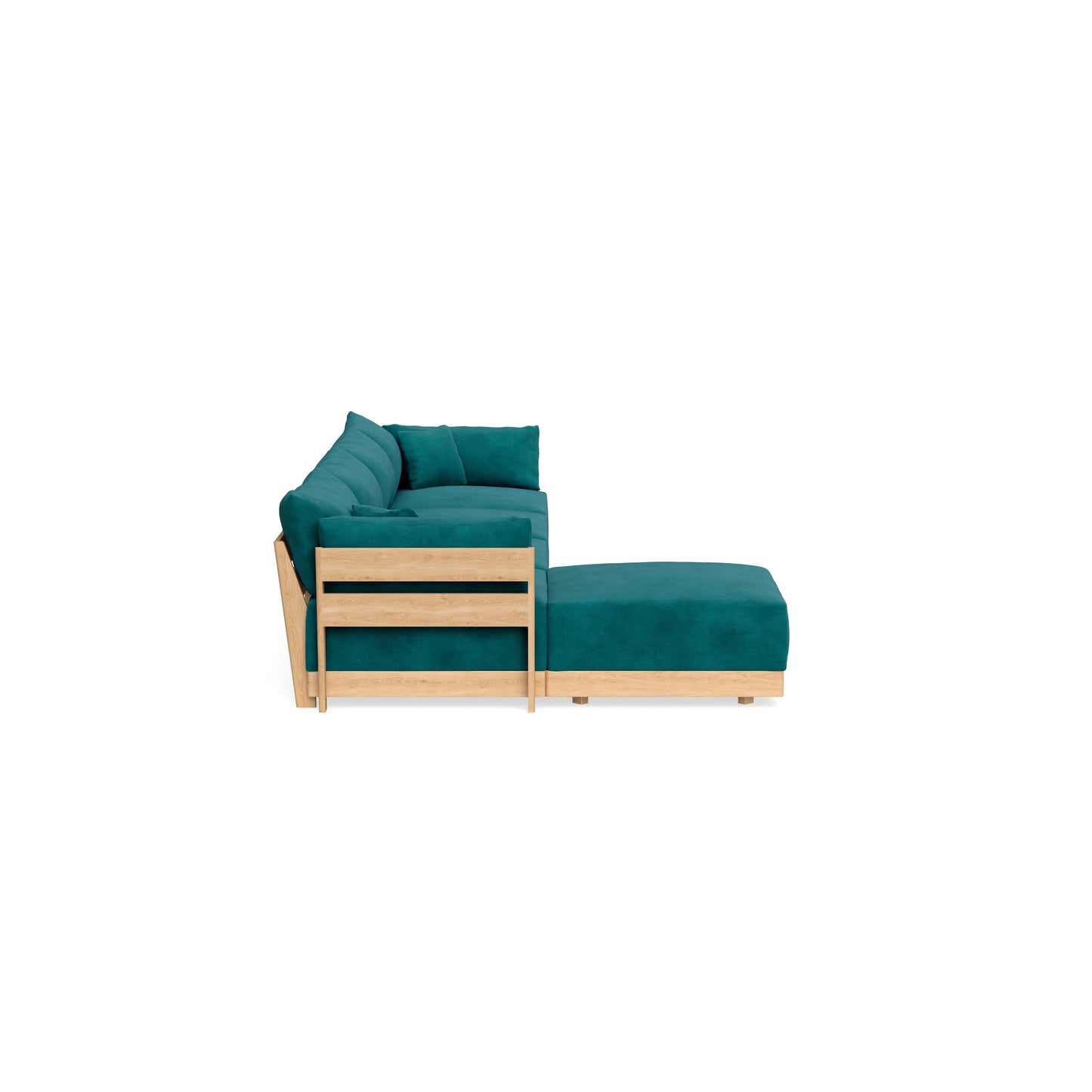 Slipcover Only - Modular Bondi 4-Seater Sectional in Peacock