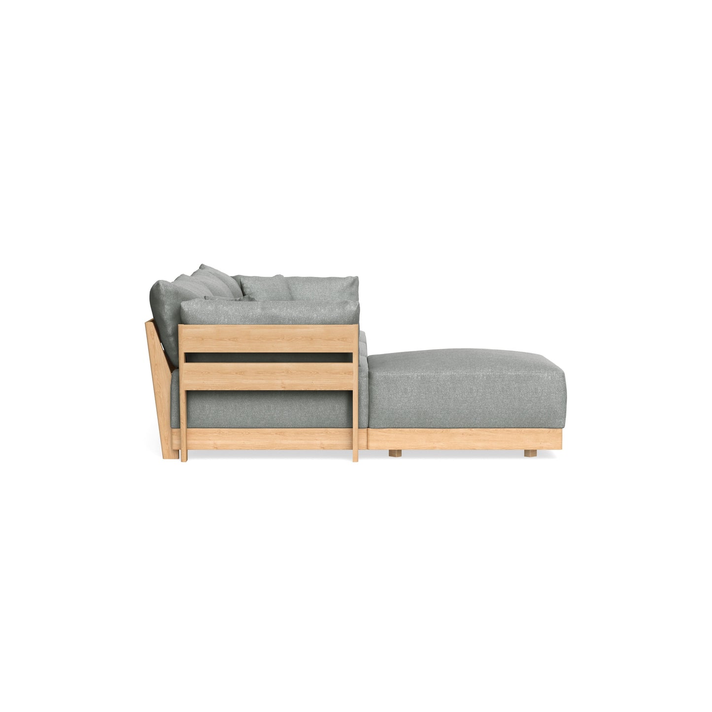 Slipcover Only - Modular Bondi 3-Seater Sectional in Storm Gray