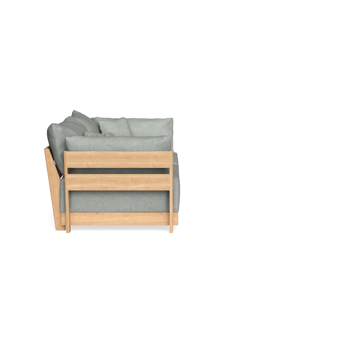 Modular Bondi Latte 2-Seater Sofa in Spa | Classic Blend