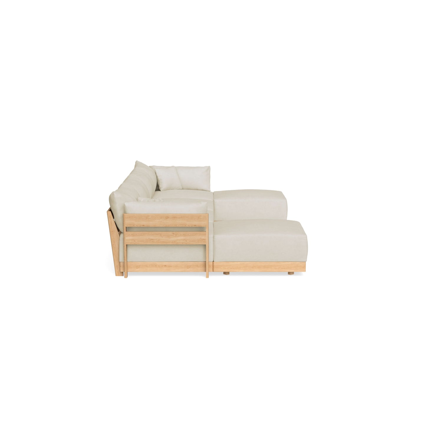 Slipcover Only - Modular Bondi 4-Seater U-Sectional in Mascarpone