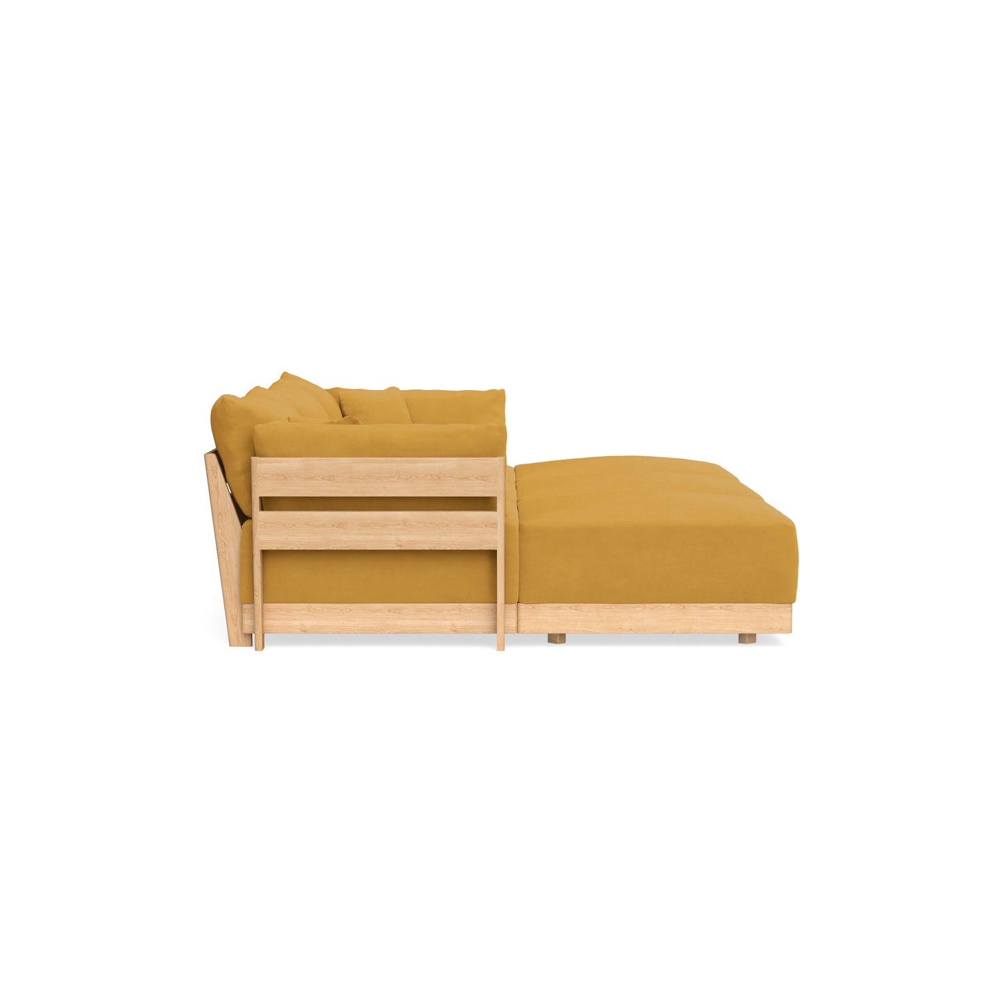 Slipcover Only - Modular Bondi 3-Seater Daybed Sofa Sectional in Honey