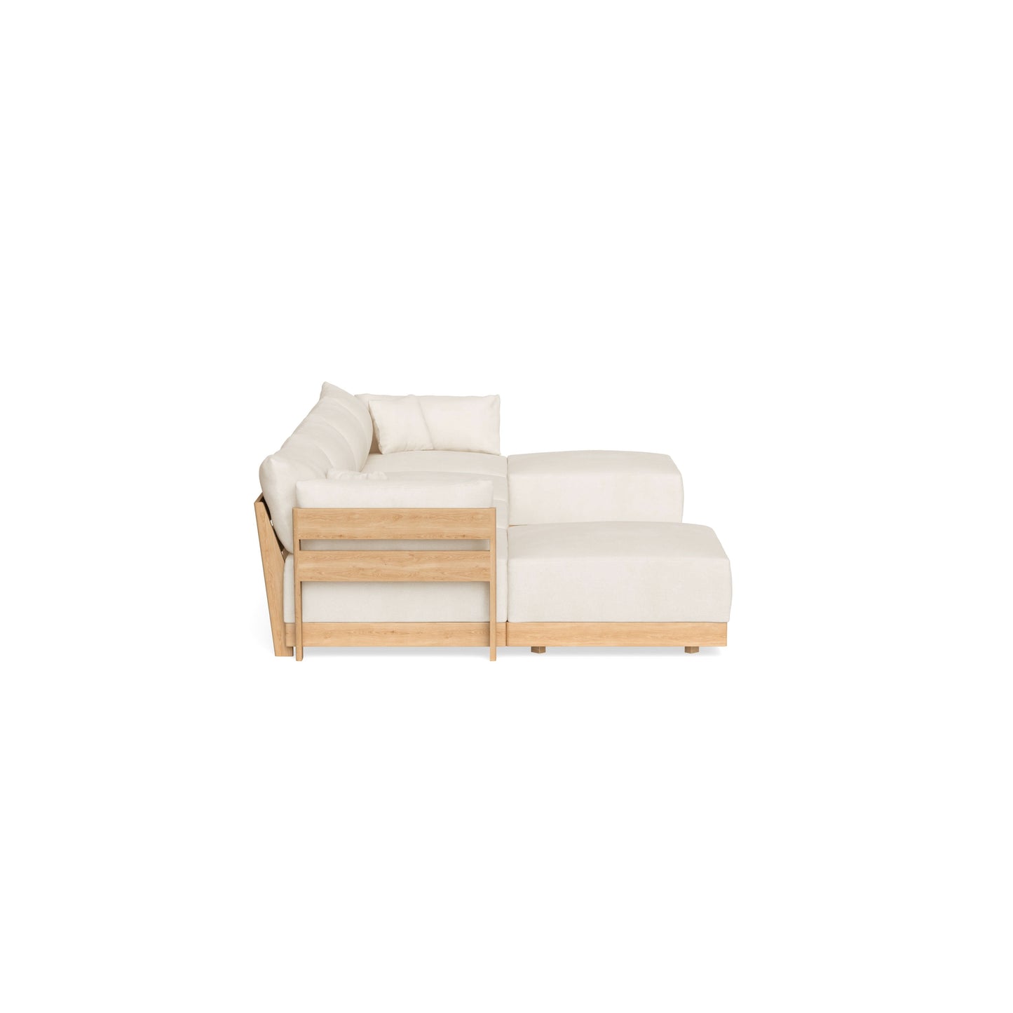 Slipcover Only - Modular Bondi 4-Seater U-Sectional in Powder