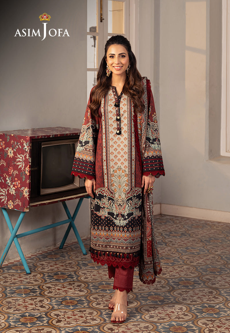 AJARP-26 PRINTED LAWN 3 PCS