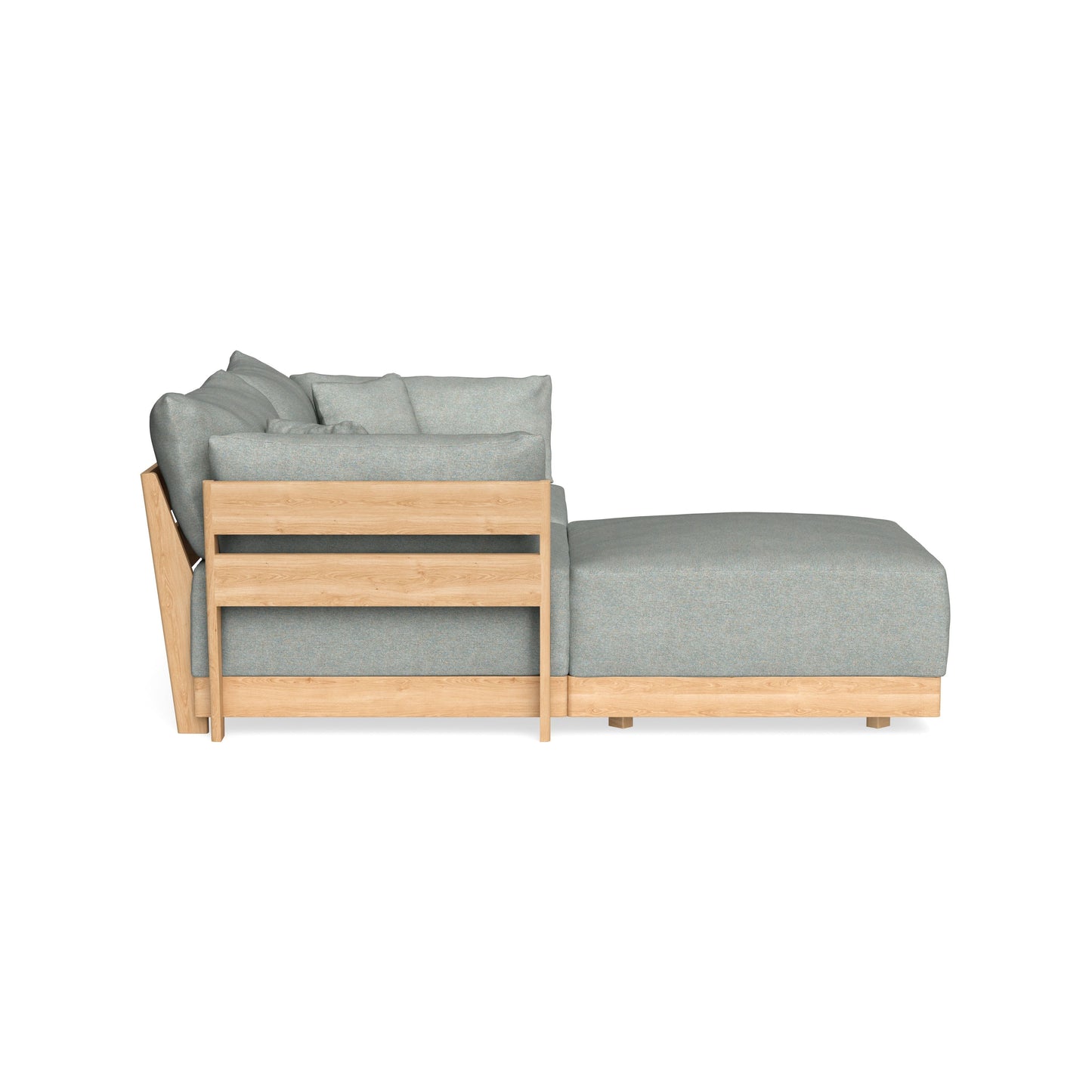Modular Bondi Latte 2-Seater Sectional in Spa | Classic Blend